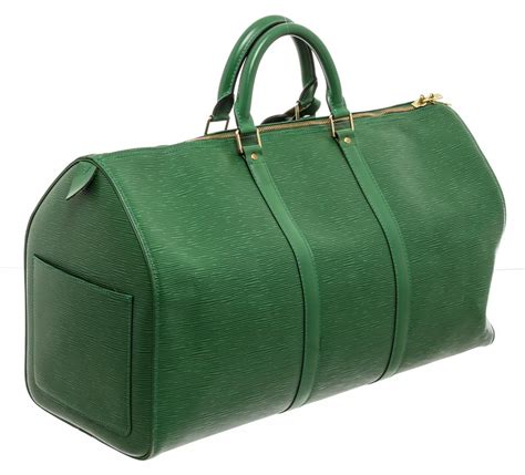 green lv bags|louis vuitton green duffle bag.